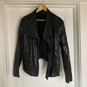 Free people vegan leather jacket, L